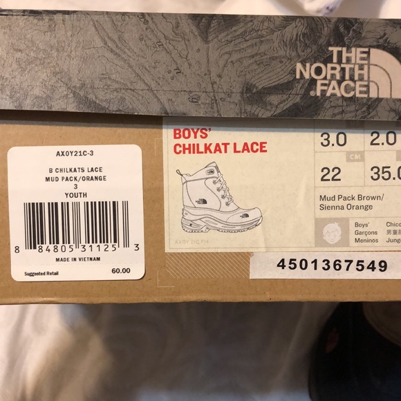 North Face waterproof boys boots - Picture 7 of 8